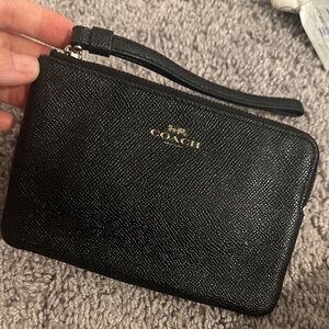 Coach Black Wristlet